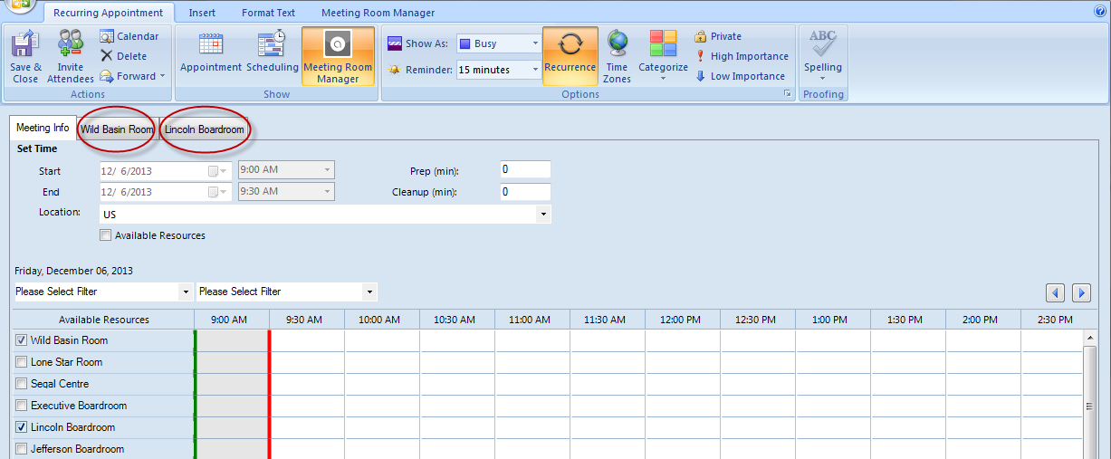 Creating an Outlook MultiResource Series